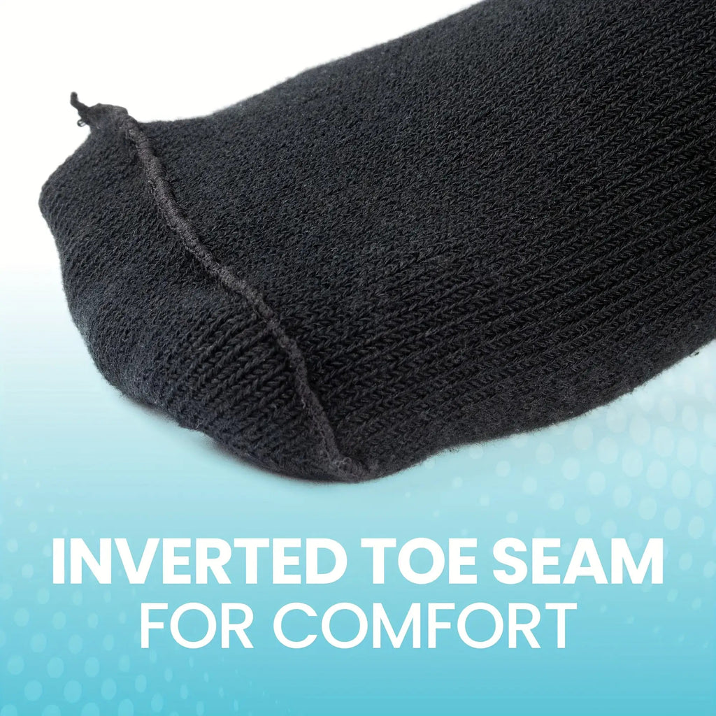 Extra Wide Socks，Suitable for swollen feet，Men and women can stretch to30Inch，Medium and Large Size Socks，Unbound Seamless Socks，Loose Style，Neuropathy and Heavyweight Seniors - Most sizes are suitable