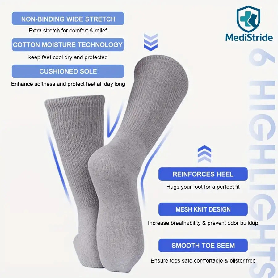 Black Cushioned Seamless No-Show Socks