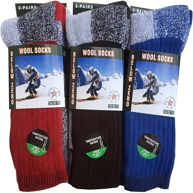 Unisex Multicolor Warm Winter Socks