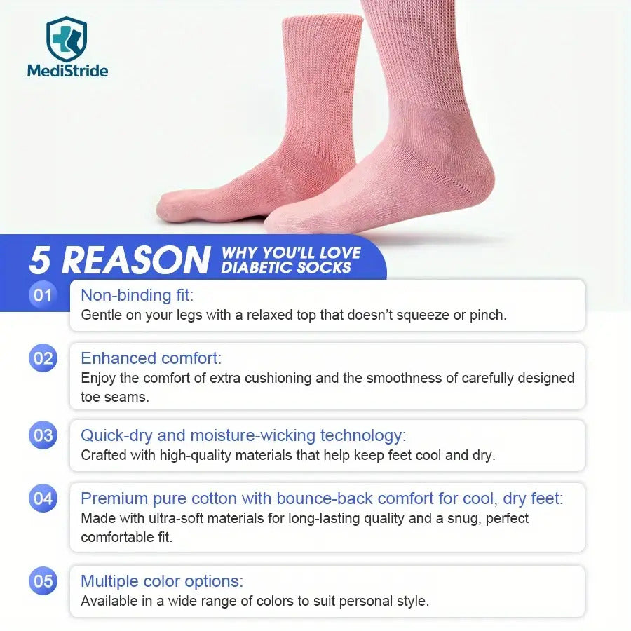 Colorful Non-Binding Casual Ankle Socks