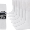6Double Men's Thickened Sports Over-the-Knee Socks - Elastic Support，Non-Slip Design，Comfortable all day long - Suitable for fitness、Running、Hiking and casual wear - Available in Plus Size and Tall Sizes - High Quality Fabric