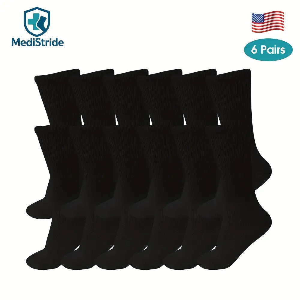 Black Cushioned Seamless No-Show Socks