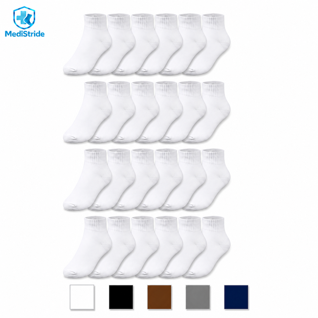 Breathable Non-Binding Diabetic Low-Cut Socks