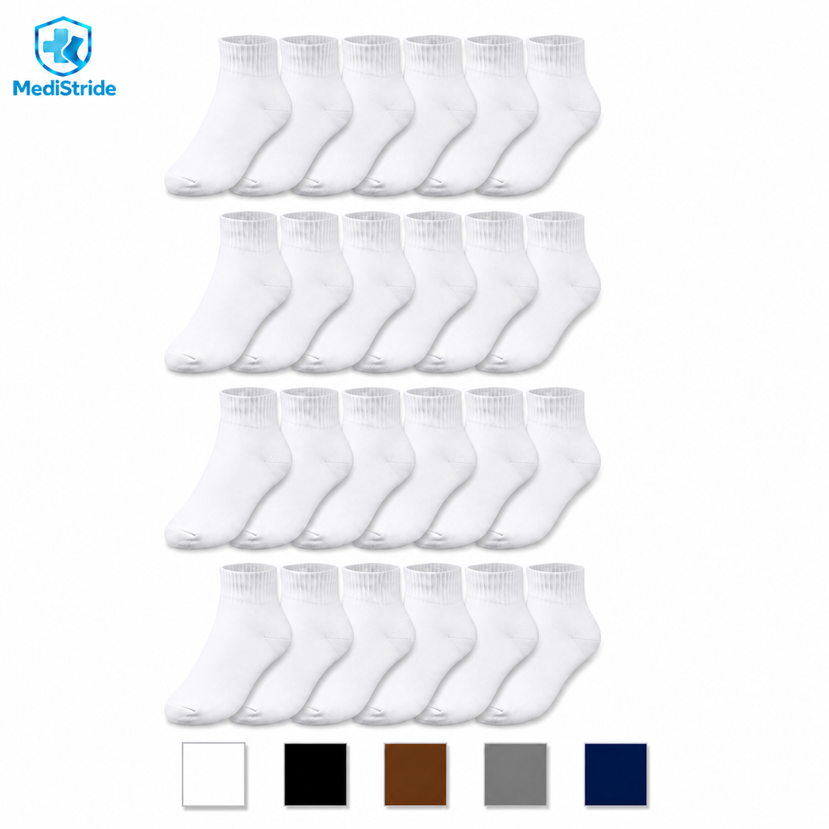 Breathable Non-Binding Diabetic Low-Cut Socks