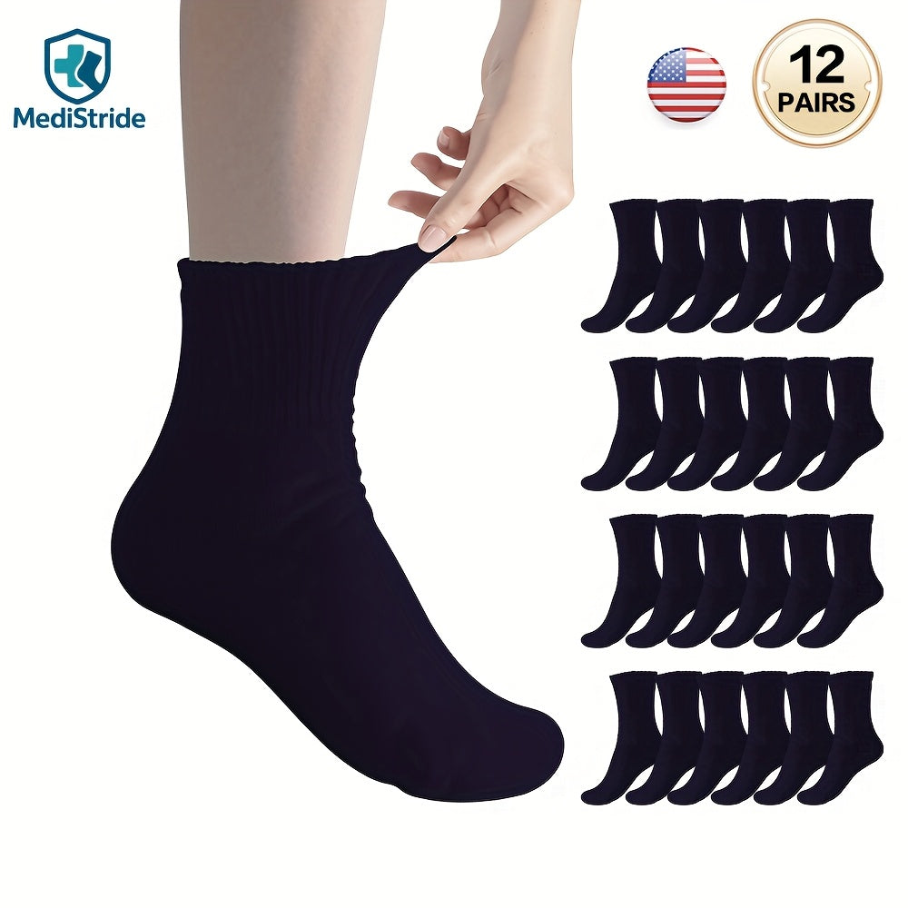 Breathable Low-Cut Socks Super soft and non-elastic Seamless Design Suitable for sensitive feet and swollen ankles
