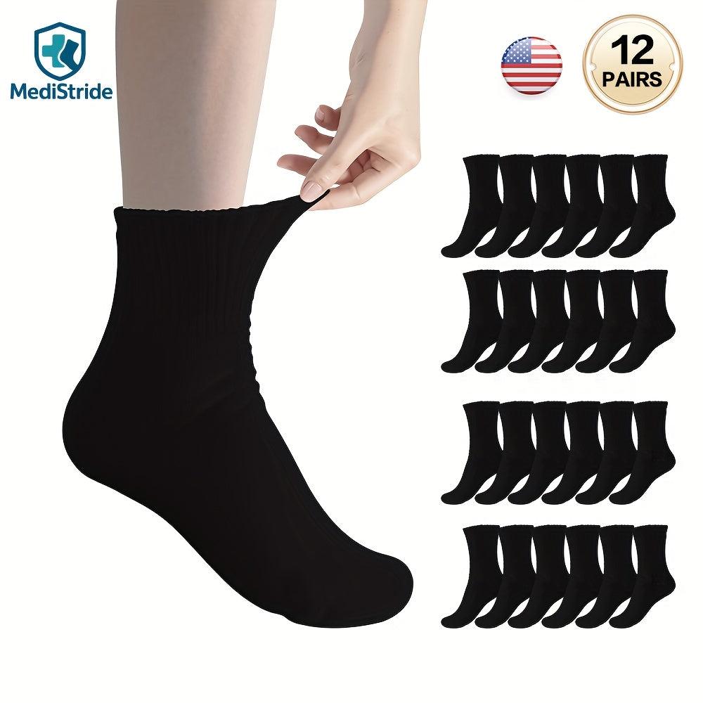 Breathable Low-Cut Socks Super soft and non-elastic Seamless Design Suitable for sensitive feet and swollen ankles